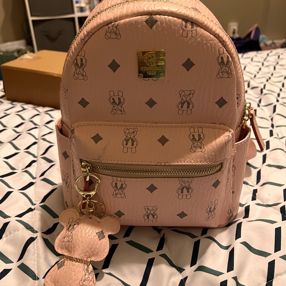 Pink small backpack